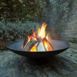 Cast Iron Disc Fire Pit - Large -GardenGlamour pr2000014001 card8 lg