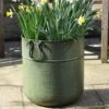 Verdigris Tall Metal Planter -GardenGlamour pr2000016192