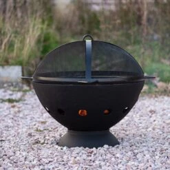 Cast Iron Fire Pit With Grill -GardenGlamour pr2000019246 card3 lg
