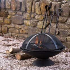 Cast Iron Disc Fire Pit - Small -GardenGlamour pr2000020658 card3 lg