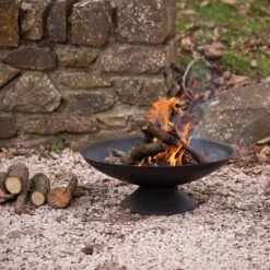 Cast Iron Disc Fire Pit - Small -GardenGlamour pr2000020658 card4 lg