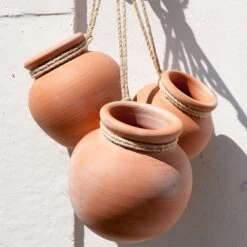 Terracotta Babylon Hanging Pot -GardenGlamour pr2000023695 card3 lg