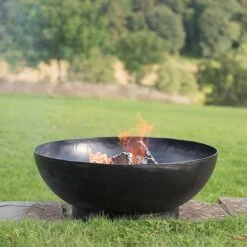 Large Iron Fire Pit Bowl -GardenGlamour pr2000027847 card5 lg