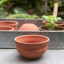 Terracotta Grow Pots - Set Of 8 With Tray -GardenGlamour pr2000028372 card5 lg
