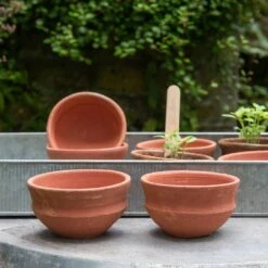Terracotta Grow Pots - Set Of 8 With Tray -GardenGlamour pr2000028372 card6 lg