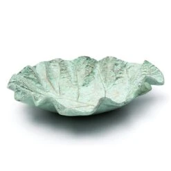 Verdigris Leaf Bird Bath -GardenGlamour pr2000028402 card5 lg
