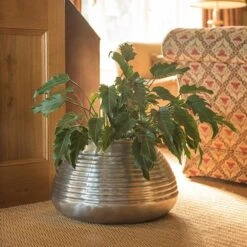 Ribbed Aluminium Pot -GardenGlamour pr2000028416 card3 lg