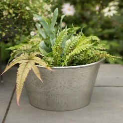Hand Etched Aluminium Planter -GardenGlamour pr2000028556 card4 lg