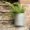 Galvanised Planter On Legs -GardenGlamour pr2000028785