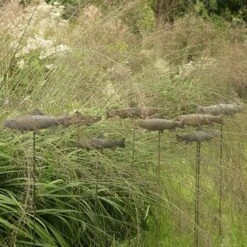 Antique Pewter Metal Trout Stake -GardenGlamour pr2000028881 card3 lg