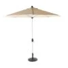 Brushed Aluminium Parasol 2.5m -GardenGlamour pr2000030241