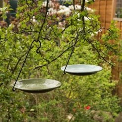 Hanging Bird Bowl Set - Crocus Green -GardenGlamour pr2000031470 card6 lg