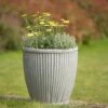 Tall Antique Zinc Dolly Pot 2 Tall Antique Zinc Dolly Pot -GardenGlamour pr2000031491