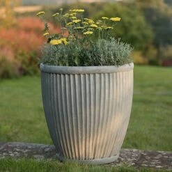Tall Antique Zinc Dolly Pot -GardenGlamour pr2000031491 card4 lg