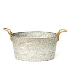 Galvanised Trough For Plants Or Drinks -GardenGlamour pr2000031501 card3 lg