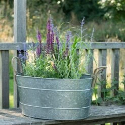 Galvanised Trough For Plants Or Drinks -GardenGlamour pr2000031501 card6 lg