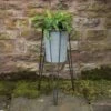 Tall Galvanised Planter With Stand -GardenGlamour pr2000031504