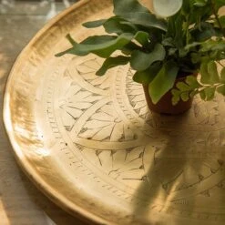 Solid Etched Brass Tray -GardenGlamour pr2000031508 card4 lg