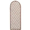 Framed Willow Lattice Trellis Panel Curved Top 1.2m -GardenGlamour pr2000031650