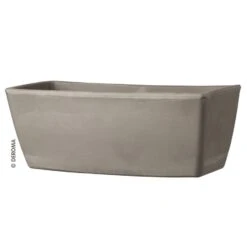 Italian Terracotta Trough - Grey