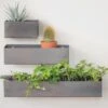 Zinc Wall Planters - Set Of 3 -GardenGlamour pr2000034019
