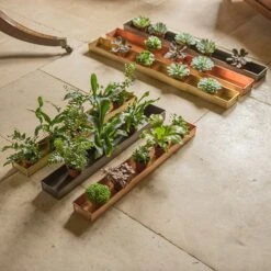 Brushed Brass Tray -GardenGlamour pr2000034034 card3 lg