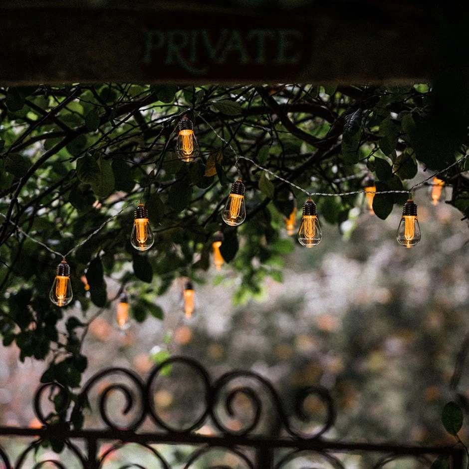 LED Edison Bulb String - Connectable 3 LED Edison Bulb String - Connectable