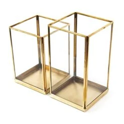 Simple Terrarium / Tealight Holder With Tray Base -GardenGlamour pr2000037497 card8 lg