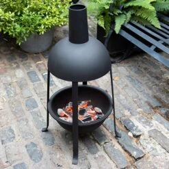 Hooded Jiko Fire Pit Warmer With FREE Fire Starter Dome -GardenGlamour pr2000037500 card3 lg