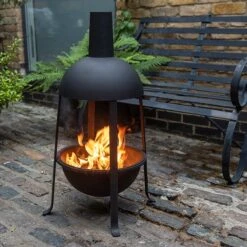 Hooded Jiko Fire Pit Warmer With FREE Fire Starter Dome -GardenGlamour pr2000037500 card6 lg