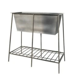Trough Stand With Shelf - Long -GardenGlamour pr2000037547 card3 lg