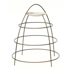 Plant Support With Bird Bowl - Crocus Green -GardenGlamour pr2000037555 card3 lg