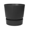 Greenville Round Pot Black