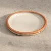 Glazed Terracotta Bird Bath Saucer - Oatmeal -GardenGlamour pr2000038881