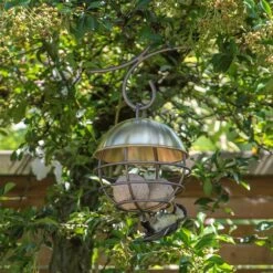 Brushed Brass Satellite Fat Ball Feeder