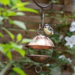 Brushed Copper Satellite Bird Seed Feeder -GardenGlamour pr2000040690 card6 lg
