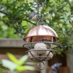 Brushed Copper Satellite Fat Ball Feeder -GardenGlamour pr2000040691 card7 lg