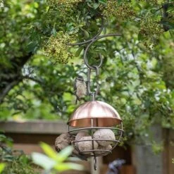 Brushed Copper Satellite Fat Ball Feeder -GardenGlamour pr2000040691 card9 lg