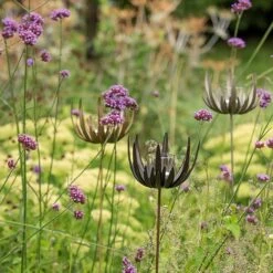 Flower Stake Tealight Holder - Antique Bronze -GardenGlamour pr2000040769 card3 lg