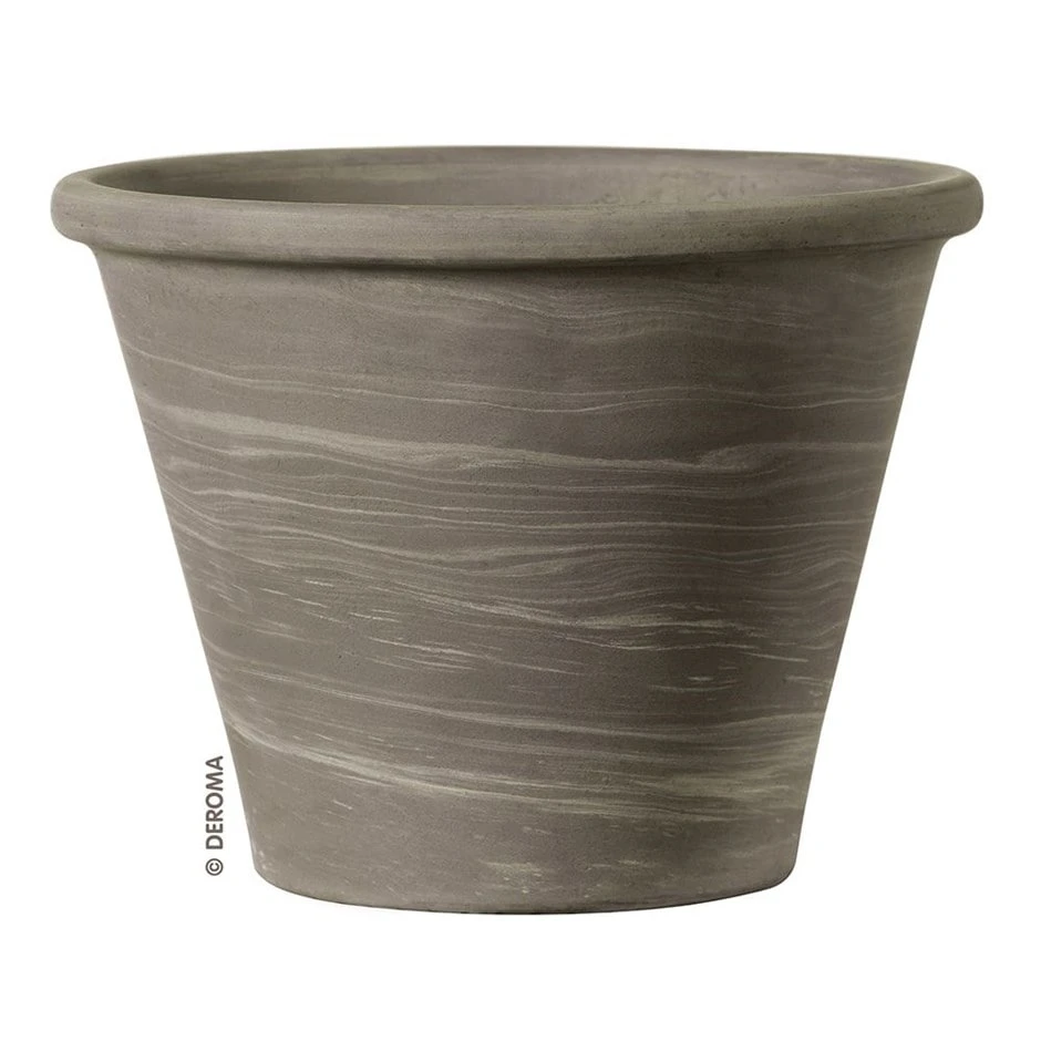 Marbled Grey Italian Terracotta Pot 3 Marbled Grey Italian Terracotta Pot