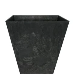 Tapered Plant Pot - Black 7 Tapered Plant Pot - Black -GardenGlamour pr2000040996 card3 lg