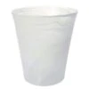 Recycled Glass Flared Orchid Pot - White -GardenGlamour pr2000041273