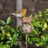 Poppy Seed Head Fat Snax Feeder - Rust -GardenGlamour pr2000041714