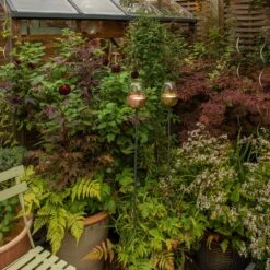 Tulip Stake Tealight Holder (adjustable Height) - Brushed Copper -GardenGlamour pr2000041728 card3 lg