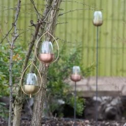 Tulip Stake Tealight Holder (adjustable Height) - Brushed Brass -GardenGlamour pr2000041729 card8 lg