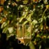 Hanging Tealight Lantern - Brass -GardenGlamour pr2000041742