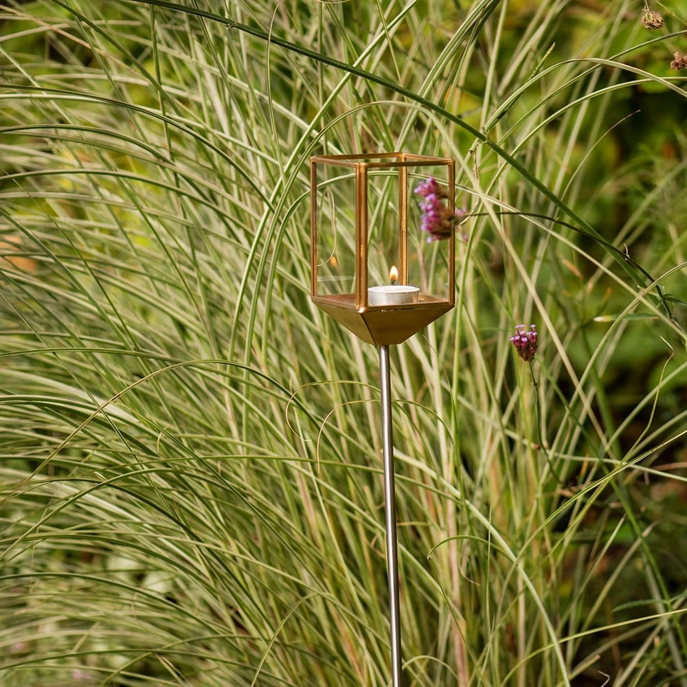 Tall Stake Tealight Lantern 4 Tall Stake Tealight Lantern - Image 2