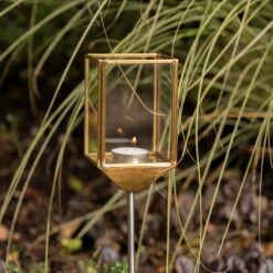 Tall Stake Tealight Lantern 11 Tall Stake Tealight Lantern -GardenGlamour pr2000041743 card4 lg
