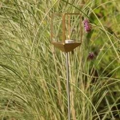 Tall Stake Tealight Lantern 13 Tall Stake Tealight Lantern -GardenGlamour pr2000041743 card6 lg