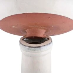 Ceramic Bird Bath On Pedestal -GardenGlamour pr2000042879 card3 lg